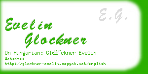 evelin glockner business card